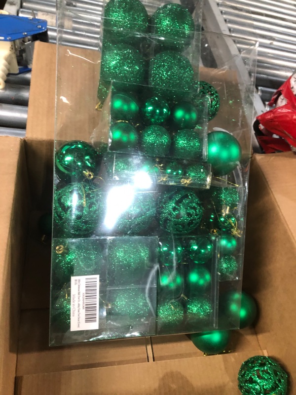 Photo 2 of 100Pack Christmas Balls Ornaments Set, Christmas Tree Ornament