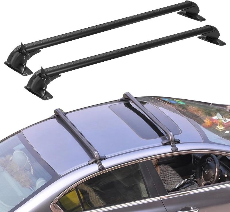 Photo 1 of 43inch Universal Car Roof Rack, Anti-Theft Lock, Aluminum Car Roof Rack Cross Bars, 