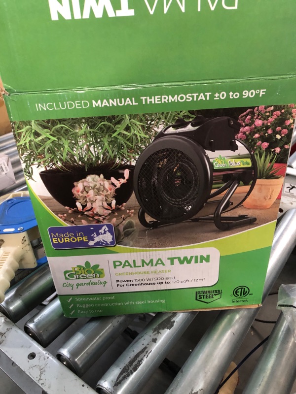 Photo 3 of * PARTS ONLY * Bio Green PAL 2.0/US Palma BioGreen Basic Electric Fan Heater for Greenhouses, 