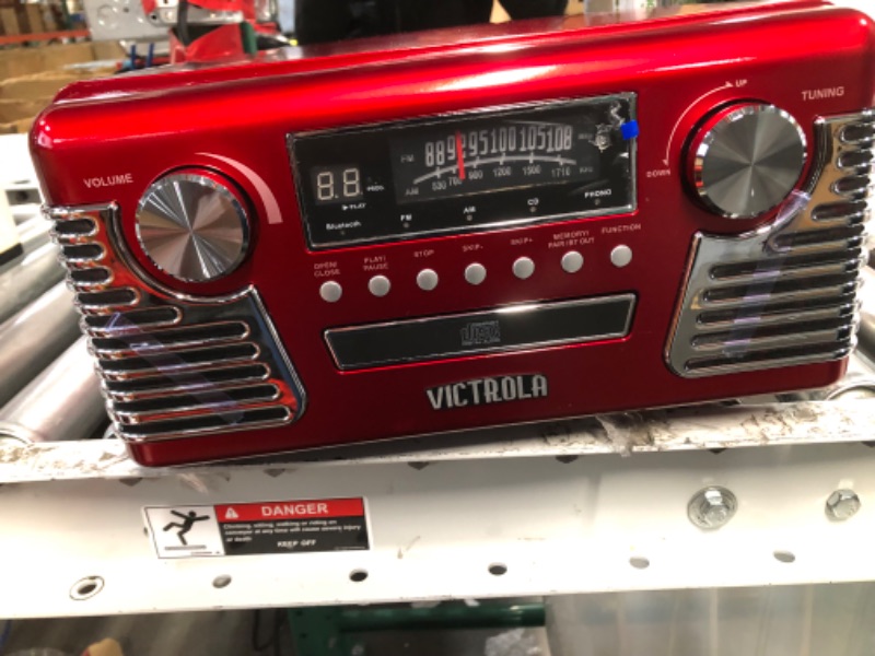 Photo 6 of Victrola 50's Retro Bluetooth Record Player -Red 