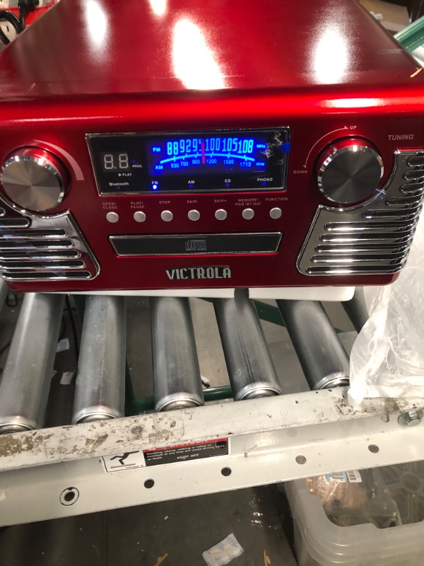 Photo 5 of Victrola 50's Retro Bluetooth Record Player -Red 