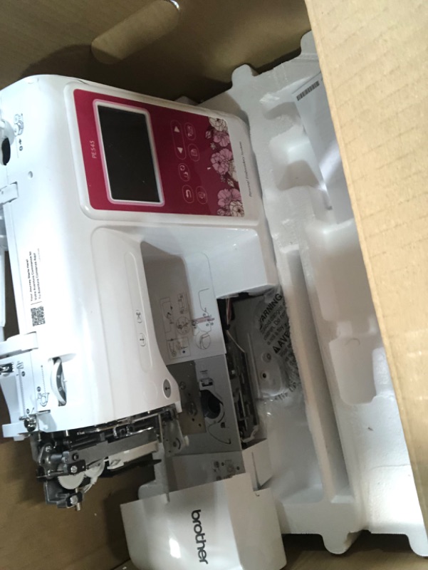 Photo 2 of ***NON REFUNDABLE NO RETURNS SOLD AS IS****
**PARTS ONLY**
Brother PE545 Embroidery Machine, Wireless LAN Connected, 135 Built-in Designs, 