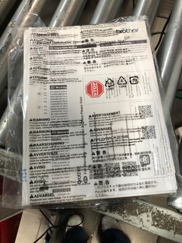 Photo 4 of ***NON REFUNDABLE NO RETURNS SOLD AS IS****
**PARTS ONLY**
Brother PE545 Embroidery Machine, Wireless LAN Connected, 135 Built-in Designs, 