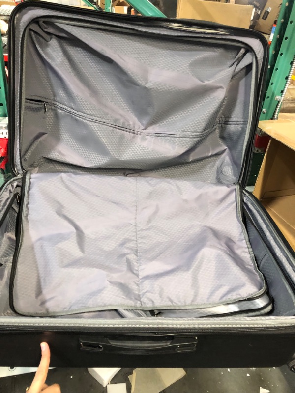 Photo 4 of * SEE PICTURE FOR WEAR AND TEAR * Traveler's Choice Silverwood Polycarbonate Hardside Expandable Spinner Luggage