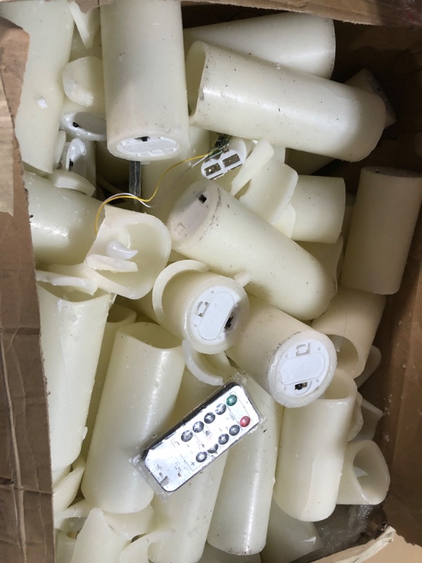 Photo 3 of MTLEE Set of 54 Ivory Dripless Pillar Candles Unscented Candles Bulk Smokeless Fireplace Candles Assorted Size for Home Wedding Birthday Dinner Holiday Party Decoration 2'' x 3'', 2'' x 4'', 2'' x 6''