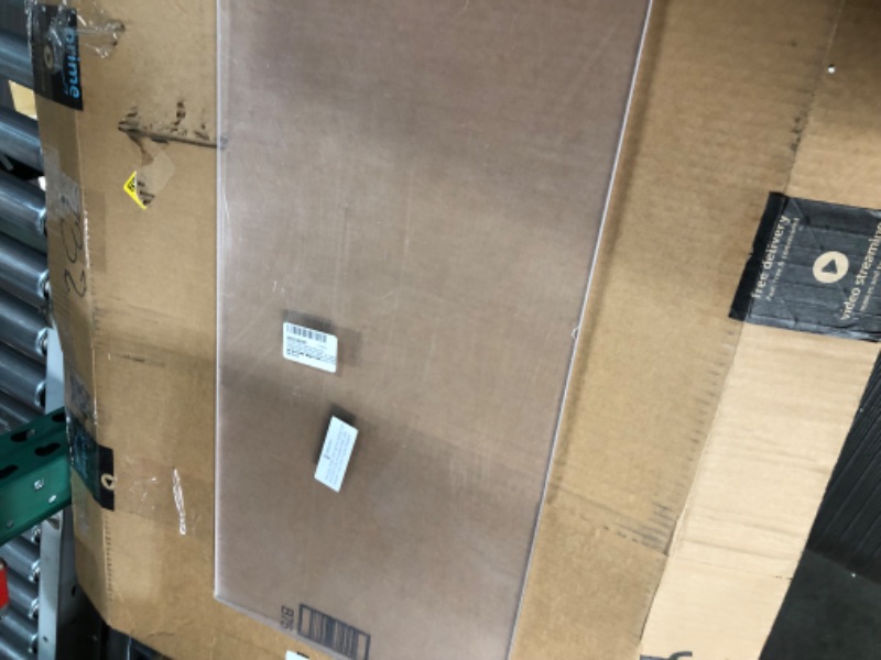 Photo 1 of 12"x24" (1/4") Spectra Glass Clear Polycarbonate Sheet. UV Coating on Both Sides. Impact and Weather Resistant. DIY, Arts, Crafts, Window Replacement. Sizes are Nominal Cut Within +-1/8". Made in USA 12x24 1/4