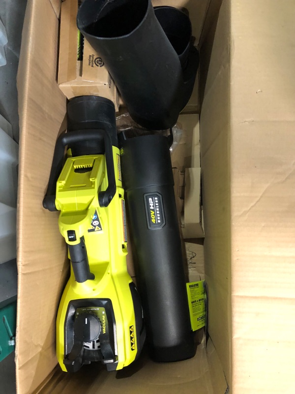 Photo 2 of **PARTS ONLY/NON-REFUNDABLE***
RYOBI 40V HP Brushless Whisper Series 160 MPH 650 CFM Cordless Battery Leaf Blower (Tool Only)