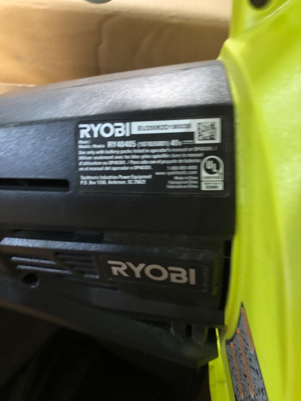 Photo 2 of **PARTS ONLY/NON-REFUNDABLE***
RYOBI 40-Volt Lithium-Ion Cordless Battery Leaf Vacuum/Mulcher (Tool Only)