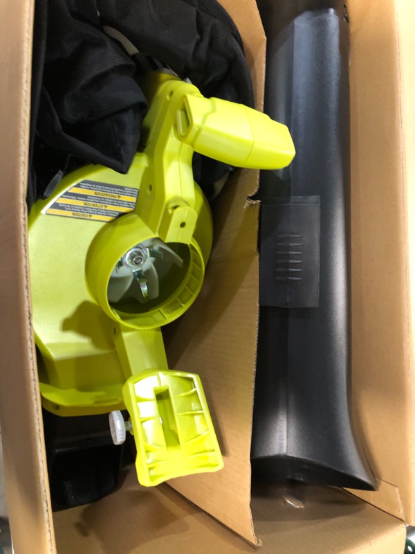 Photo 3 of **PARTS ONLY/NON-REFUNDABLE***
RYOBI 40-Volt Lithium-Ion Cordless Battery Leaf Vacuum/Mulcher (Tool Only)