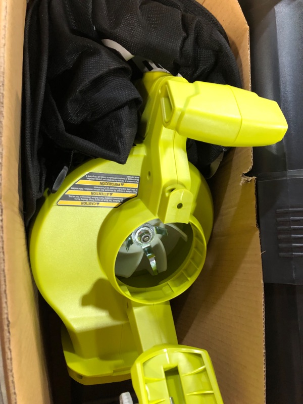 Photo 4 of **PARTS ONLY/NON-REFUNDABLE***
RYOBI 40-Volt Lithium-Ion Cordless Battery Leaf Vacuum/Mulcher (Tool Only)