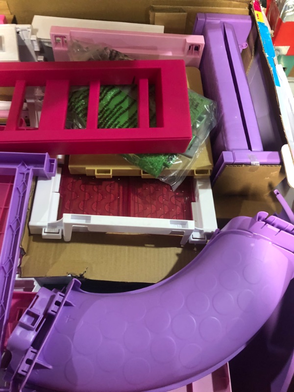 Photo 2 of Barbie Dreamhouse, Doll House Playset with 70+ Accessories Including Transforming Furniture, Elevator, Slide, Lights & Sounds Wheelchair Accessible Elevator