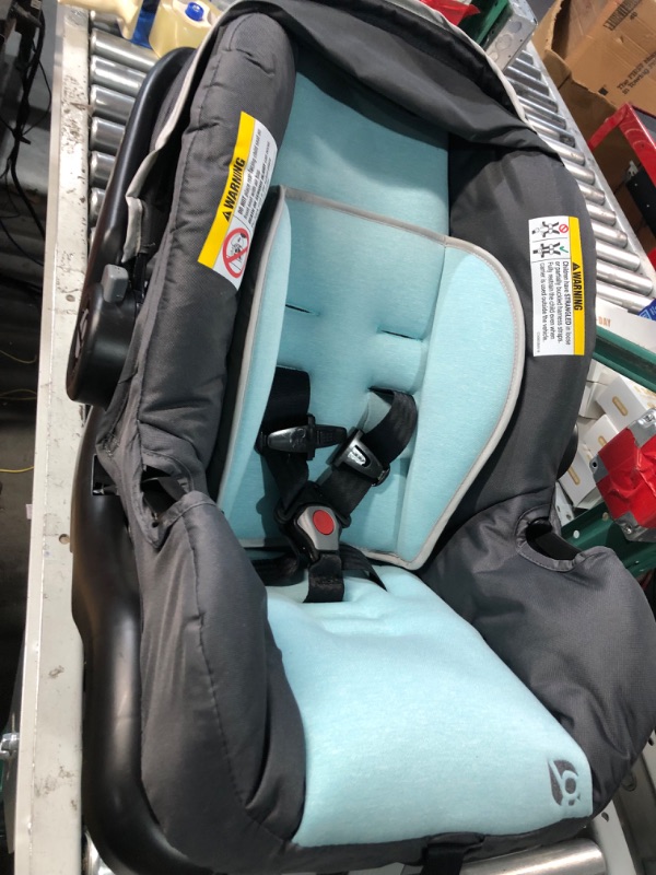 Photo 1 of Baby Trend Tango Travel System, Blue Mist 4 Wheel Travel System Blue Mist