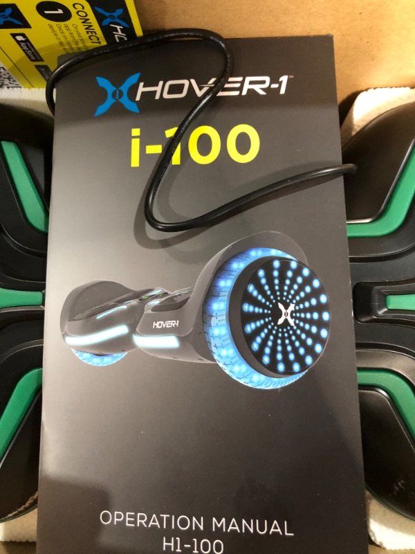 Photo 3 of **NON FUNCTIONAL**FOR PARTS ONLY**
Hover-1 H1-100 Electric Hoverboard Scooter with Infinity LED Wheel Lights Black