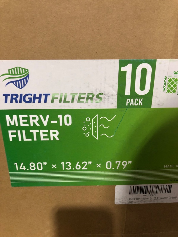 Photo 1 of 10 AIR FILTERS 14.80 X 13.62 X0.79 PREV OPENED BOX APPEARS NEW