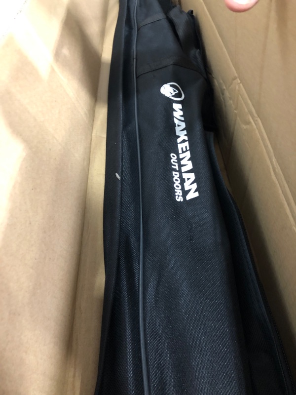 Photo 2 of Fly Fishing Pole Collection – 3 Piece Collapsible Fiberglass and Cork Rod and Ambidextrous Reel Combo with Carry Case and Accessories by Wakeman Outdoors Standard 7pc