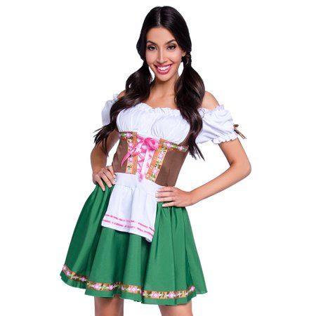 Photo 1 of Wonderland Costume Women S Halloween Oktoberfest Fancy Dress Costume for Adult Medium
