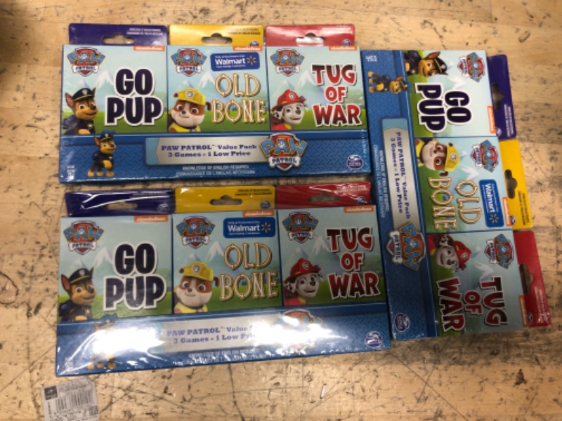 Photo 2 of Paw Patrol 3 Card Game Value Pack Bundle of 3