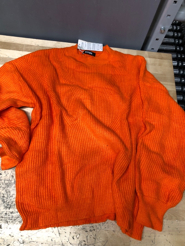 Photo 1 of Large Orange Wool Sweatshirt