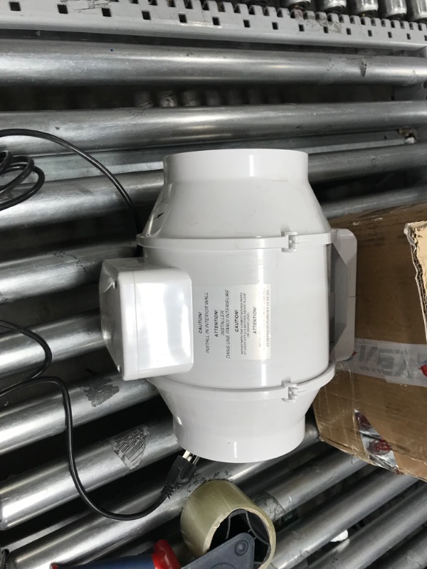 Photo 1 of VENTS-US TT 150 6 inch inline fan for ducting with high static pressure application - ideal solutions for multi-purpose supply or exhaust use in residential and commercial ventilation TT 150 (6" duct fan)