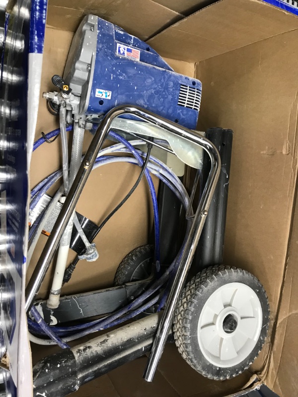Photo 2 of ****PARTS ONLY/SALE FINAL**
**NON-REFUNDABLE** // **SALE FINAL** Graco Magnum 262805 X7 Cart Airless Paint Sprayer, Gray Magnum X7 Airless Paint Sprayer
