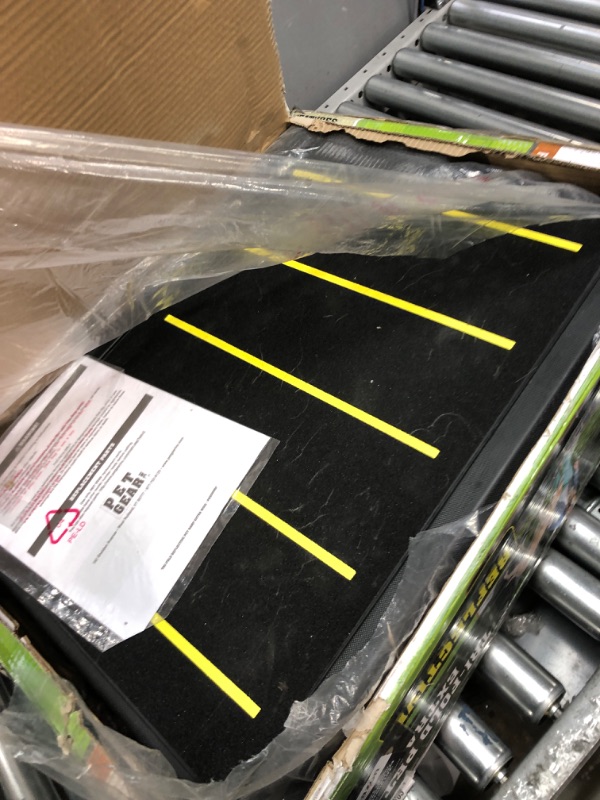 Photo 1 of Pet Gear Tri-Fold Portable Pet Ramp for Dogs and Cats, 71" Long, Extra Wide, Holds up to 200lbs, Patented Design, Compact/Easy Fold with Safety Tether, Available in 2 Models Black/Yellow (Reflective) Extra Wide 2022