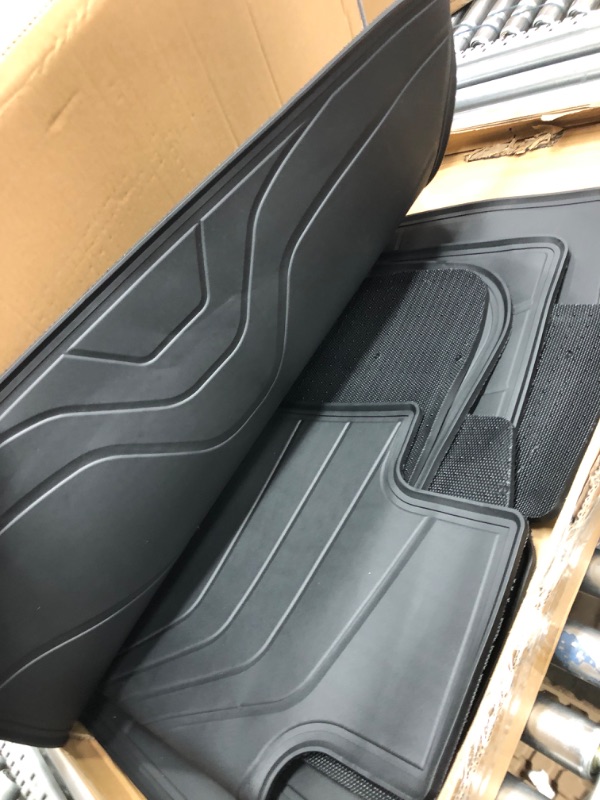 Photo 2 of Farasla All Weather Cargo Mats for Tesla Model Y 2020 2021 2022 (Set of 6) Full Set Cargo Mats