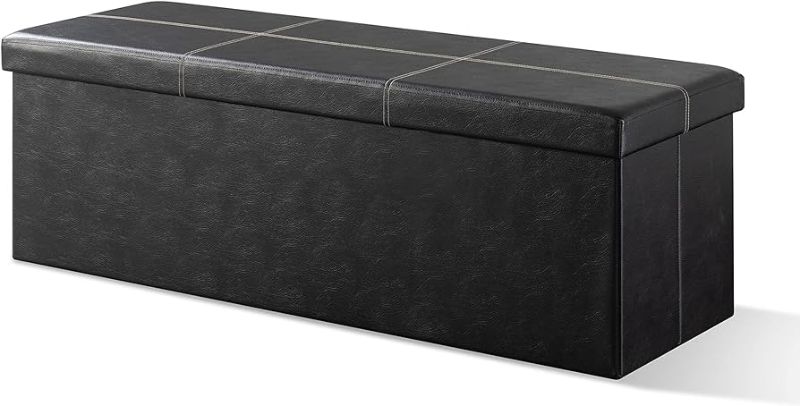 Photo 1 of ***DAMAGED READ NOTES***Otto & Ben 45" Storage Ottoman with SMART LIFT Top, 