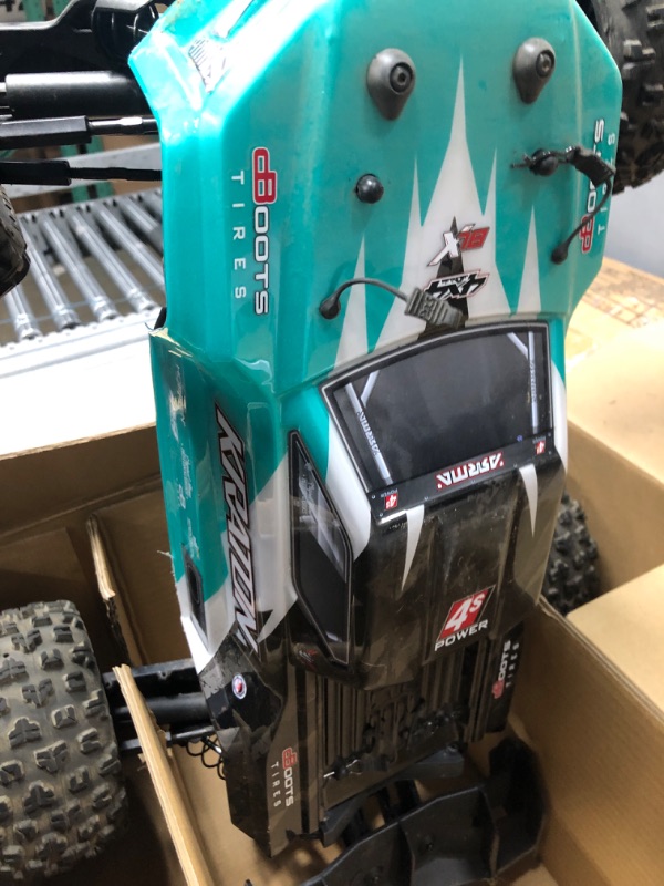 Photo 3 of ARRMA RC Truck 1/10 KRATON 4X4 4S V2 BLX Speed Monster Truck RTR (Batteries and Charger Not Included), Teal, ARA4408V2T1