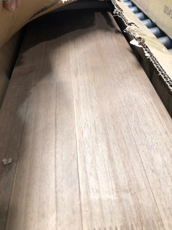 Photo 1 of KORETECH Fireplace Mantel 72"/60"/48" Solid Rustic Wood Floating Farmhouse Shelf Handcrafted Wall Mounted, with Invisible Heavy Duty Metal Bracket (Light Brown, 48" Long) 48" Long Light Brown