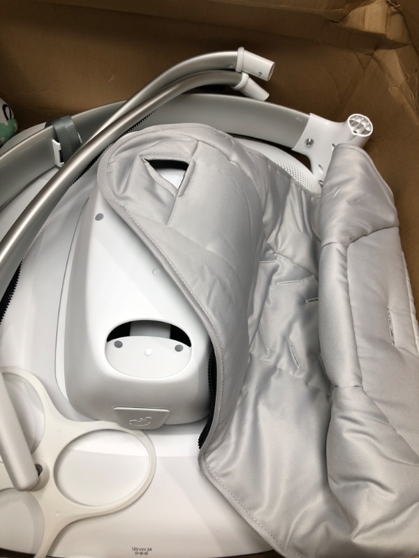 Photo 1 of 4moms MamaRoo Multi-Motion Baby Swing, Bluetooth Baby Swing with 5 Unique Motions, Grey