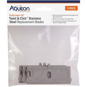 Photo 1 of *Set of 2* Aqueon ProScraper 3.0 Twist & Click Stainless Steel Replacement Blades
