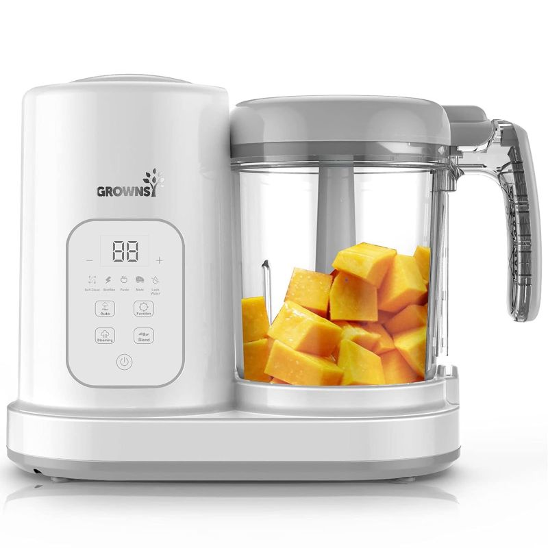 Photo 1 of ***DIRTY WILL NEED CLEANING*** GROWNSY Baby Food Maker | Baby food Processor | All-in-One Baby Food Puree Blender Steamer Grinder Mills Machine Auto Cooking & Grinding with Self Cleans Touch Screen LCD Display, BPA Free