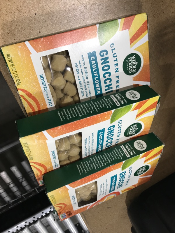 Photo 2 of 3 pack - Whole Foods Market, Cauliflower Gnocchi, 16 Ounce
Best by: 03/2024 