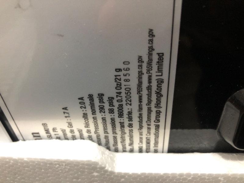 Photo 3 of **NONREFUNDABLE**FOR PARTS OR REPAIR**SEE NOTES**
Silonn Ice Makers Countertop, 9 Cubes Ready in 6 Mins, 26lbs in 24Hrs, Self-Cleaning Ice Machine with Ice Scoop and Basket, 2 Sizes of Bullet Ice for Home Kitchen Office Bar Party
