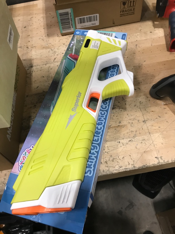 Photo 2 of ****WATER GUN ONLY****  Skirfy Electric Water Gun,Auto Suction Water Guns for Adults&Kids,Squirt Guns 39 Ft Range,Battery Powered Squirt Gun,Automatic Water Gun,Pool Beach Outdoor Party Toys for Kids Ages 8-12