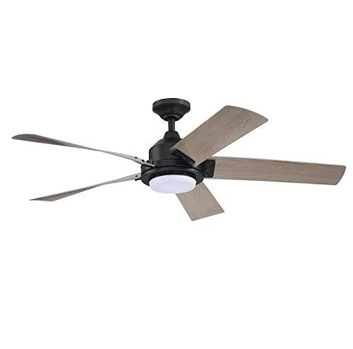 Photo 1 of ****PARTS ONLY****Harbor Breeze Berkshire Black Iron 52-in LED Indoor Ceiling Fan (5-Blade)
