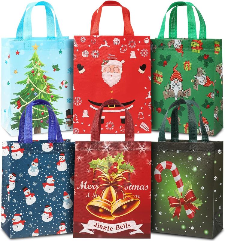 Photo 1 of 10 PACK SMALL REUSABLE CHRISTMAS BAGS