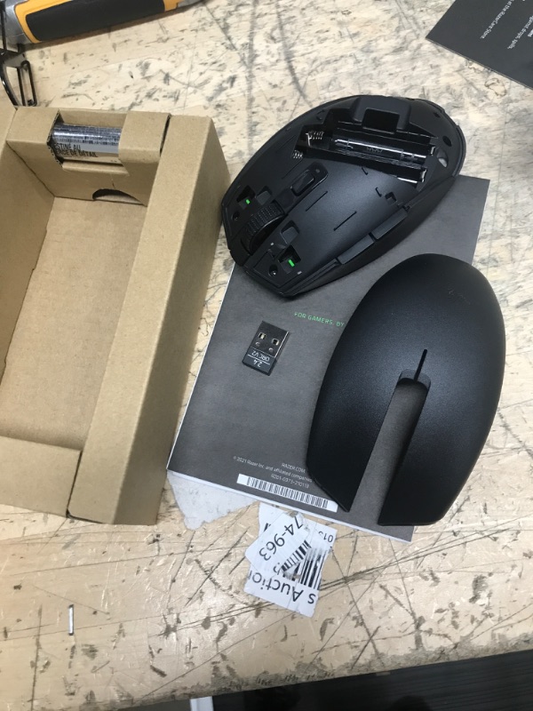 Photo 1 of Razer Orochi V2 Mobile Wireless Gaming Mouse: Ultra Lightweight - 2 Wireless Modes - Up to 950hrs Battery Life - Mechanical Mouse Switches - 5G Advanced 18K DPI Optical Sensor - Classic Black