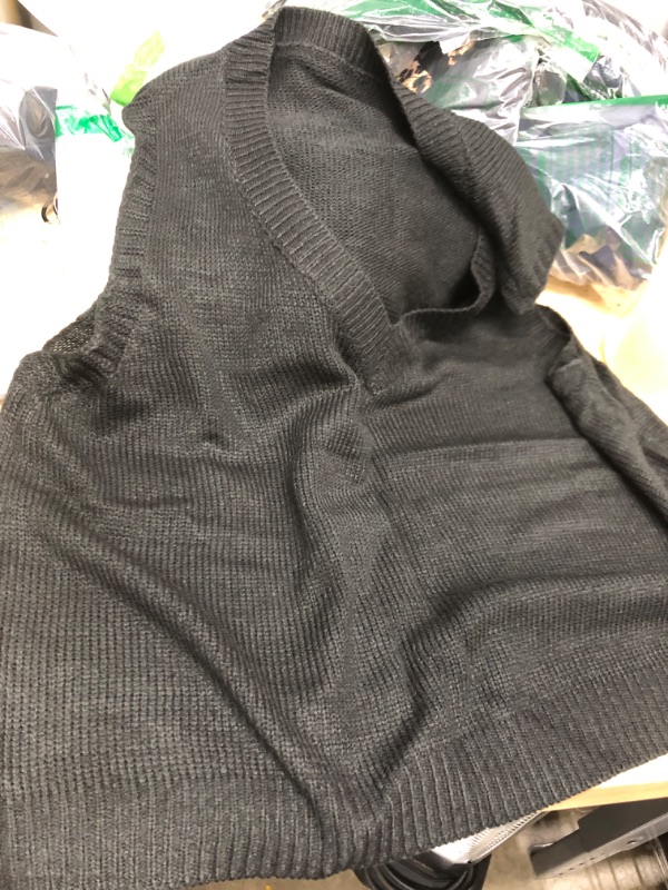 Photo 1 of large black sweater vest