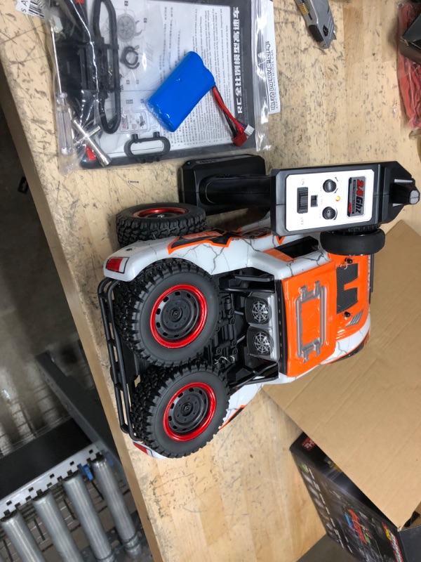 Photo 8 of ** test drove , functional and fast**
GoolRC 1:14 Brushless RC Cars for Adults, 70 KMH High Speed 4WD RTR RC Truck All Terrain, 2023 New Upgrade Electric Off-Road Remote Control Race Car with 2 Batteries, Vehicle Car Toys Gifts for Boys
