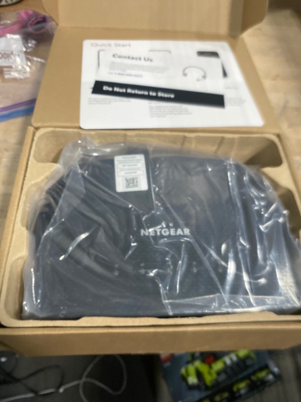 Photo 2 of NETGEAR 4-Stream WiFi 6 Router (R6700AX) – AX1800 Wireless Speed (Up to 1.8 Gbps) | Coverage up to 1,500 sq. ft., 20 devices AX WiFi 6