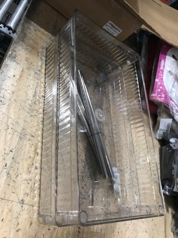Photo 1 of 2 plastic shelves 