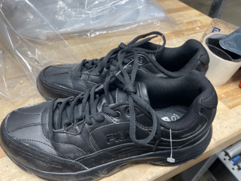 Photo 1 of Black Fila shoes size 9 1/2