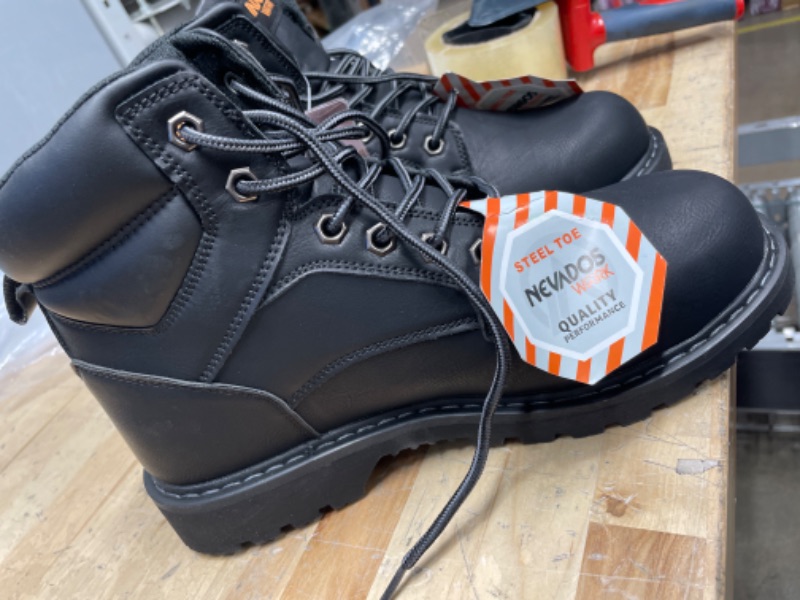 Photo 1 of Black nevados steel toe high tops size 9M