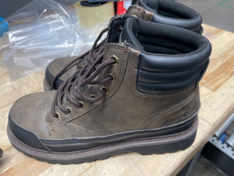 Photo 1 of eddie bauer steel toe boots size 9 1/2
