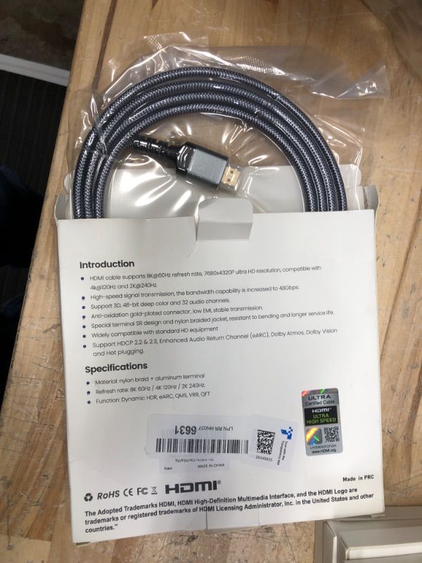 Photo 1 of High Wing Ultra-High Speed HDMI Cable