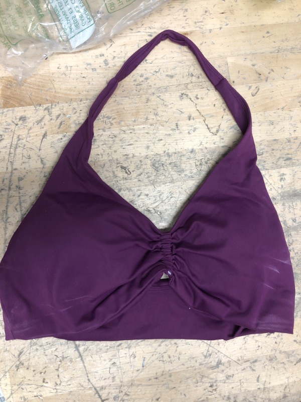 Photo 1 of LARGE PLUM COLORED BIKINI TOP