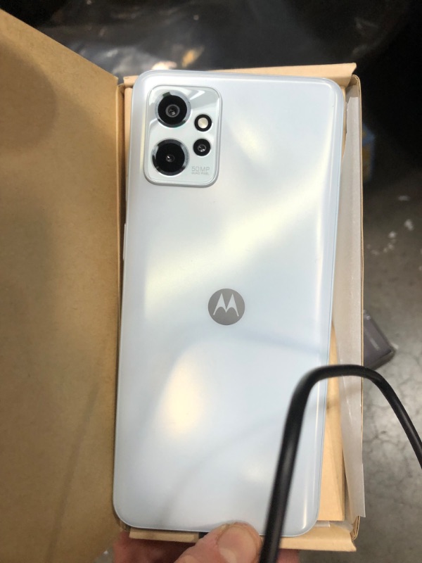 Photo 5 of **PHONE WAS FACTORY RESET**
Motorola Moto G Power 5G | 2023 | Unlocked | Made for US 6/256GB | 50 MP Camera | Bright White, 163.06 x 74.8 x 8.45mm Bright White Unlocked Smartphone