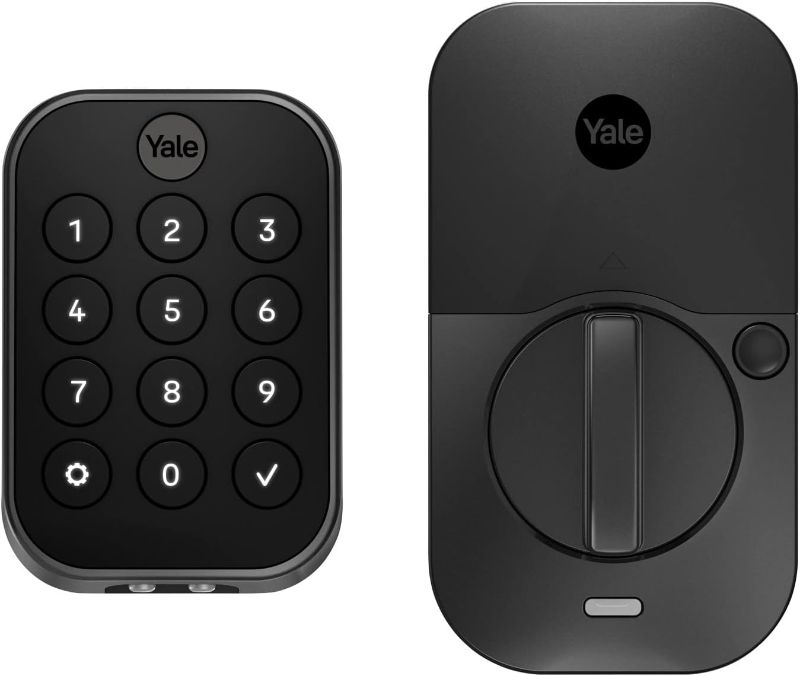 Photo 1 of **NONREFUNDABLE**FOR PARTS OR REPAIR**SEE NOTES**
Yale Security Assure Lock 2, Key-Free Keypad Lock with Bluetooth, Black Suede
