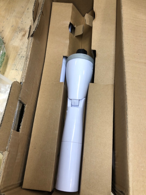 Photo 1 of **BRUSH HEADS MISSING***
Electric Spin Scrubber, Sweepulire Cordless Cleaning Brush with 2 Speeds , Adjustable Extension Arm, 4 Replaceable Brush Heads, Power Shower Scrubber Cleaning Brushes for Bathroom, Tub, Tile, Floor A-white